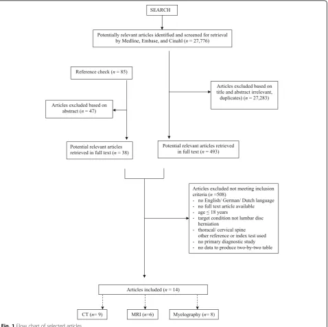 Fig. 1 Flow chart of selected articles