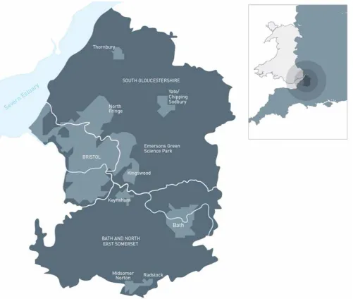 Figure 24: The West of England’s Combined Authority. 