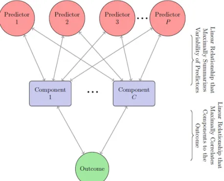 Figure 2.1  Main Structure of a PLS Model 