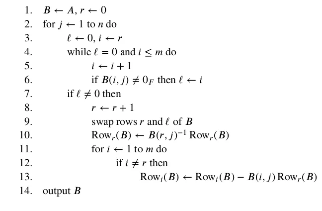 Fig. 14.1. Gaussian elimination
