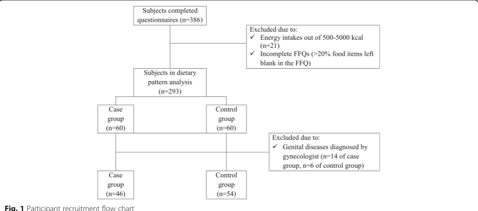 Fig. 1 Participant recruitment flow chart