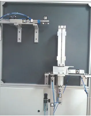 Fig. 1. The basic version of pneumatic circular manipulator 