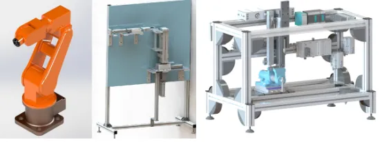 Fig. 6. Parts of complex robot cell 