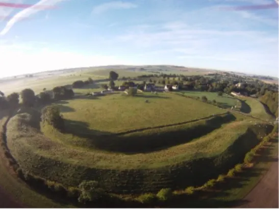 Figure 1. Aerial view of Avebury today