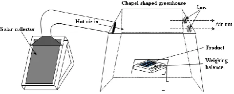 Figure 5 Schematic diagram of mixed mode greenhouse 
