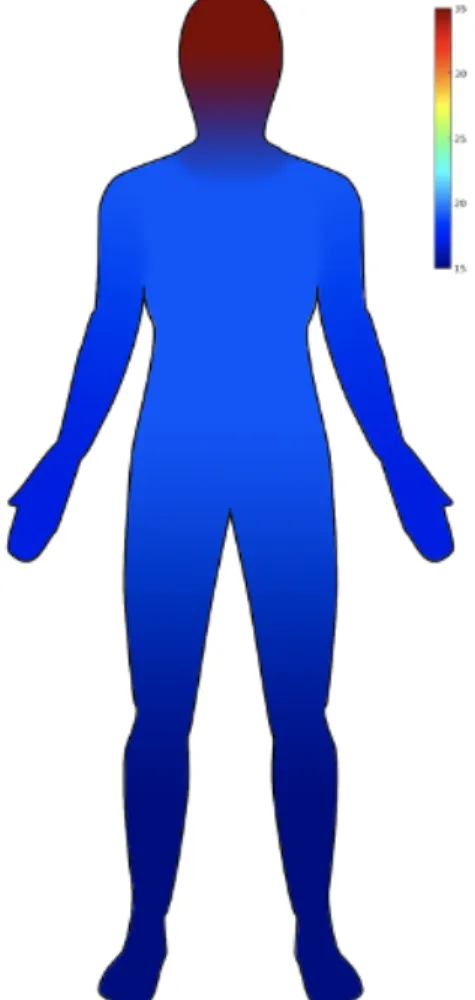 Figure S1. Spatial distribution of projectile injuries to anatomic regions 