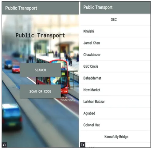 Figure 6: Main Interface and Search option