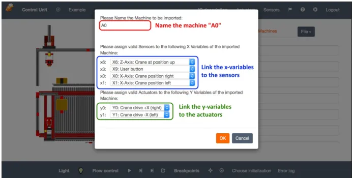 Fig. 8. ECP: GIFT import functionality 