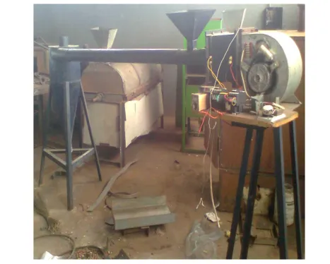 Figure 8  The assembled flash dryer 