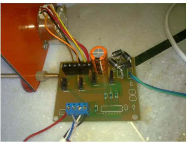 Table 1.  Pulse sequence to be to stepper motor 