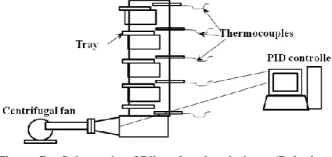 Figure 7  Schematic of Pilot plant batch dryer (Palacios 