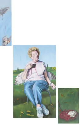 Figure  7.   Mance-Coniglio, Melissa, Atropos (In Memory of b. Shultz), 2008.  Oil on canvas, 93 x 118 in