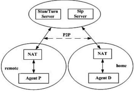 Fig. 6. The Network Topology of P2P connection 
