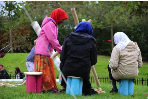 Figure 2. Participatory workshop at Junction 3, Bristol (Image: Hands-on-bristol, 2016)