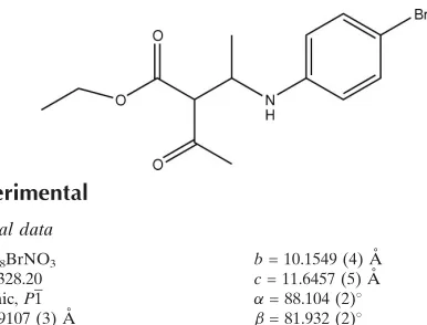 Table 1Hydrogen-bond geometry (A˚ , �).