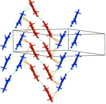 Figure 5Packing diagram showing the arrangement of molecules and intermolecular interactions