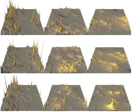 Fig. 11. Same as Fig. 10, but with C1=0.3. The effect of increasing C1 is to make high areas much more sparse