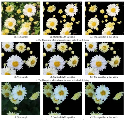 Figure 7  Result of different light condition  