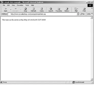 Figure 1-5. A Simple JSP Page. 