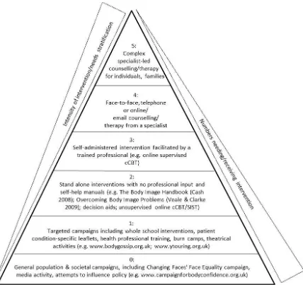 Figure 6. The CAR framework of appearance-related interventions (adapted from Rumsey and Harcourt, 2012) 
