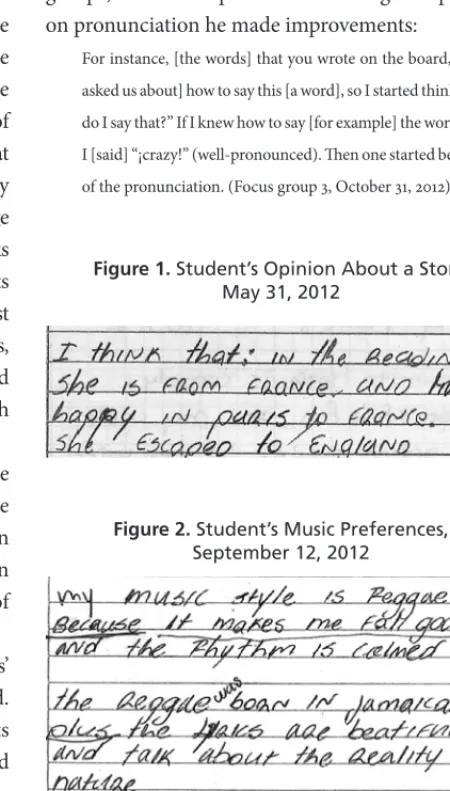Figure 2. Student’s Music Preferences,  