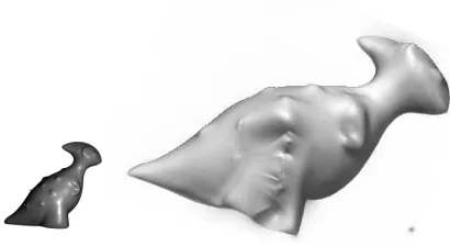 Figure 14: Surface reconstructions of an apple and lemon.