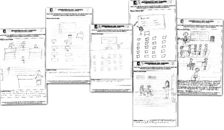 Figure 3. Samples From Participants About the Organization of Their English Class