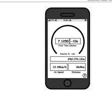 Figure 5.3: Reﬁned design visualisation showing velocity implicitly linked to instantaneousdilation