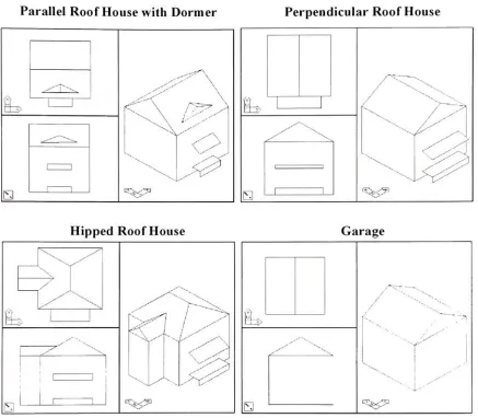 Figure 5.13 AutoCad Houses