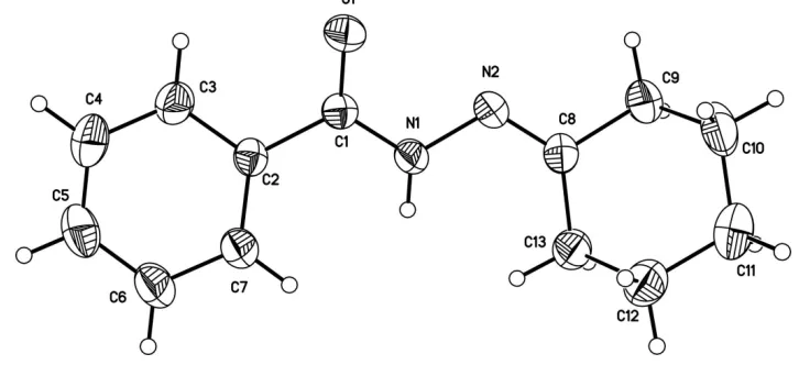 Figure 1A view of (I) showing the atomic numbering scheme and 30% probability displacement ellipsoids, 