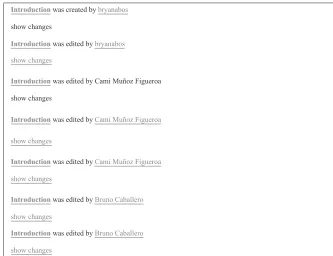 Figure 5. Sample From Students Working Collaboratively in a Wiki Environment