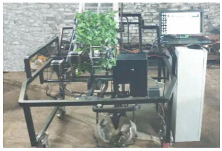 Figure 9   The clamping force detection indoor experiment site 
