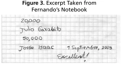 Figure 3. Excerpt Taken from  