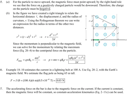 Fig. 20–71, the magnetic field must be down. 