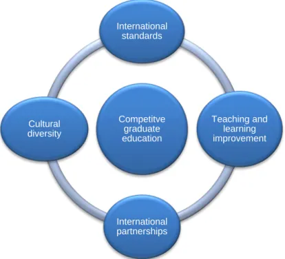 Figure 6 Internationalisation as competitive graduate education 