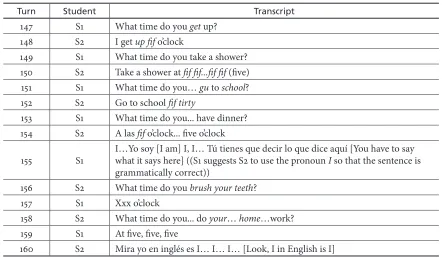 Table 2. Transcript 2