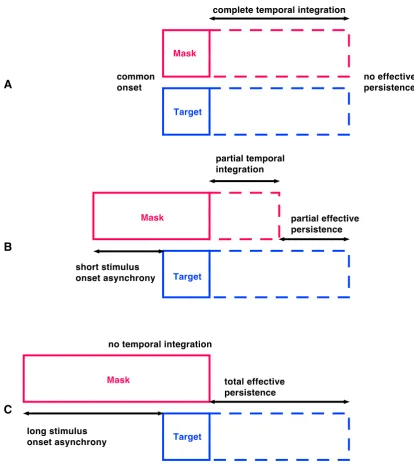 Figure 1.7 Schematic depiction of integration masking  