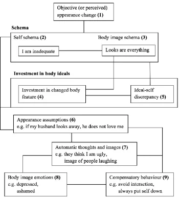 Figure 1.1 White’s (2002) cognitive behavioural model of body image in cancer patients