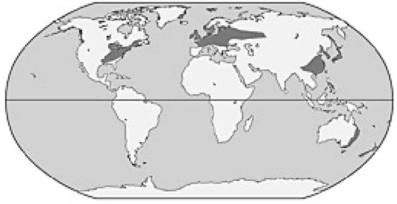 Figure 34-15                                      Temperate  Deciduous Forests