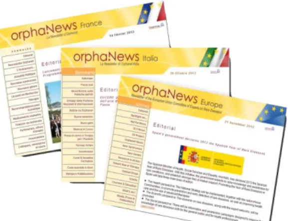 Fig. 18 Orphanews homepage                                  