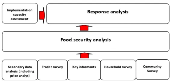 Diagram 1: Links between trade surveys, food security and response analysis 