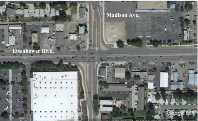 Figure 3.2: CFI at Madison Ave. and Eisenhower Blvd., Loveland, CO (Source: 