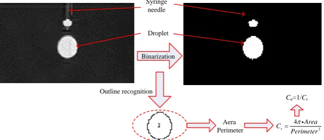 Figure 4. The process of binarization for raw picture. 