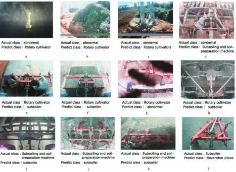 Figure 4  Falsely-recognized agricultural machinery images 
