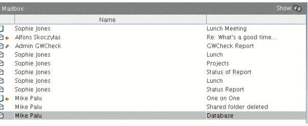 Figure 1-3   Calendar View