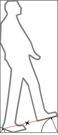 Figure 3the two points on the target’s outline closest to the bounding box’s corners are.5: After using pca to align the height axis with the bounding box,averaged