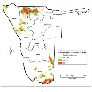 Figure 3 Areas of statistically significant local spatial autocorrelation in fluoride levels