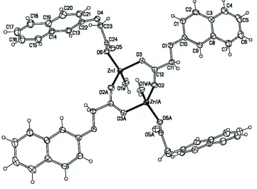 Figure 1The molecular structure of the title compound, showing 30% probability displacement ellipsoids [symmetry code: (A) -x 