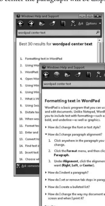 Figure 1.10Help search results.