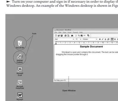 Figure 1.1Windows Vista desktop.
